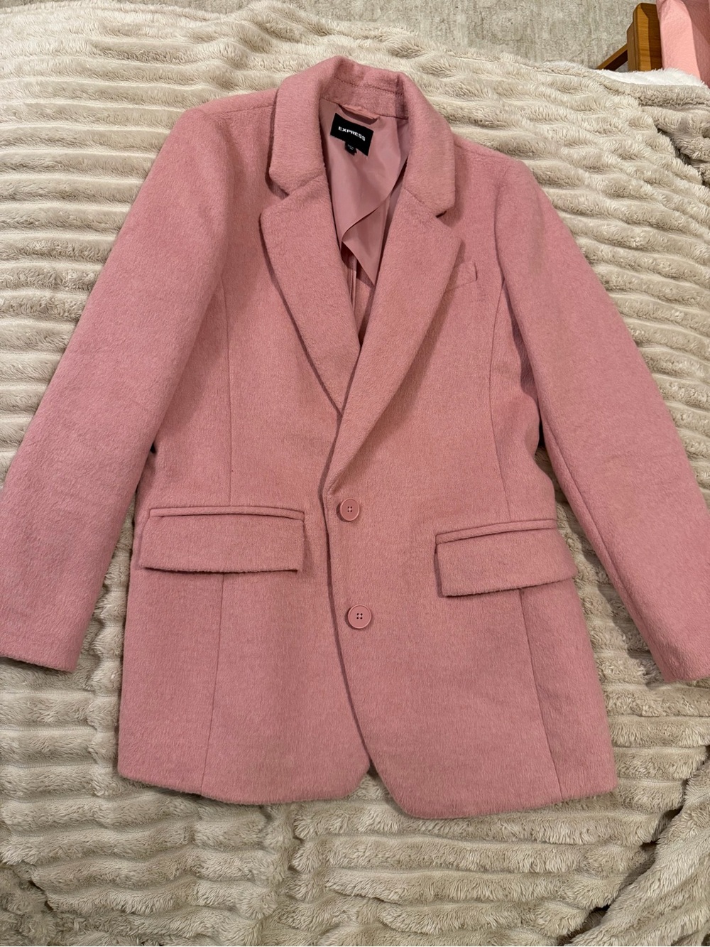 Express Dusty Pink Blazer/Coat size medium
